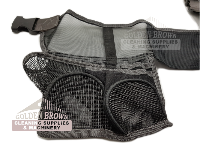 Cleaning Tool Bags with Belts 4 Pockets Holder, Carry Storage Bag